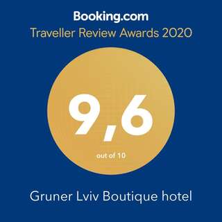 Апарт-отели Gruner Lviv Boutique hotel Львов Стандартный двухместный номер с 1 кроватью-1